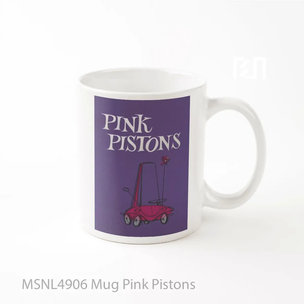 Mug Pink Pistons Gelas Keramik Tema Film MSNL4906