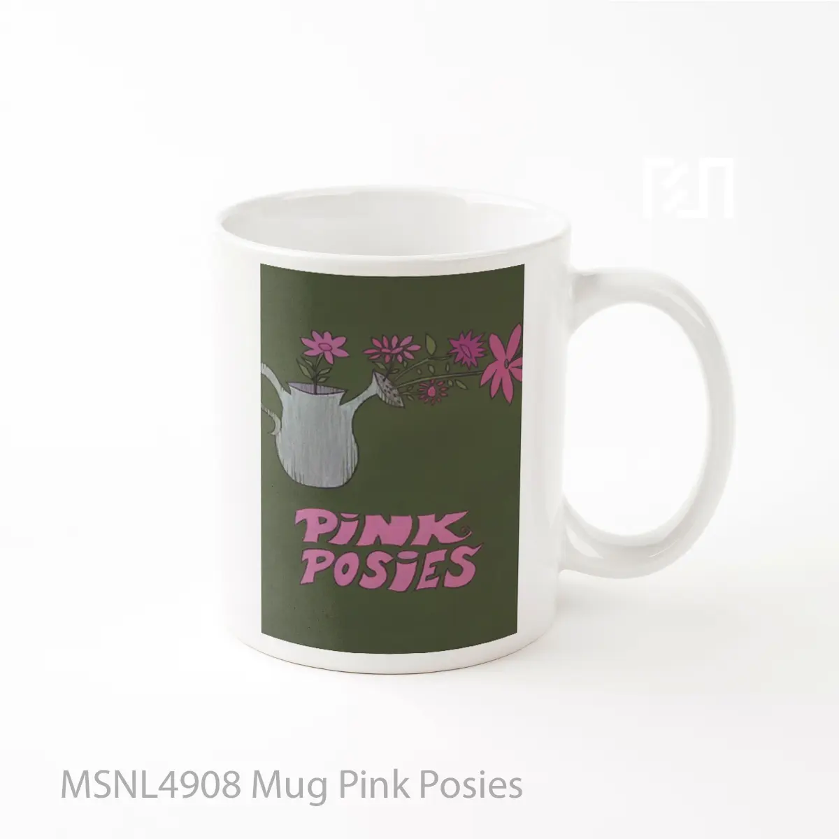 Mug Pink Posies Gelas Keramik Tema Film MSNL4908