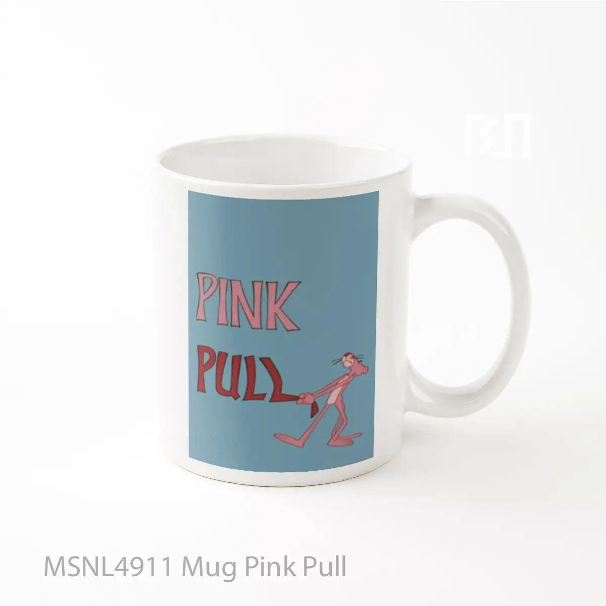 Mug Pink Pull Gelas Keramik Tema Film MSNL4911