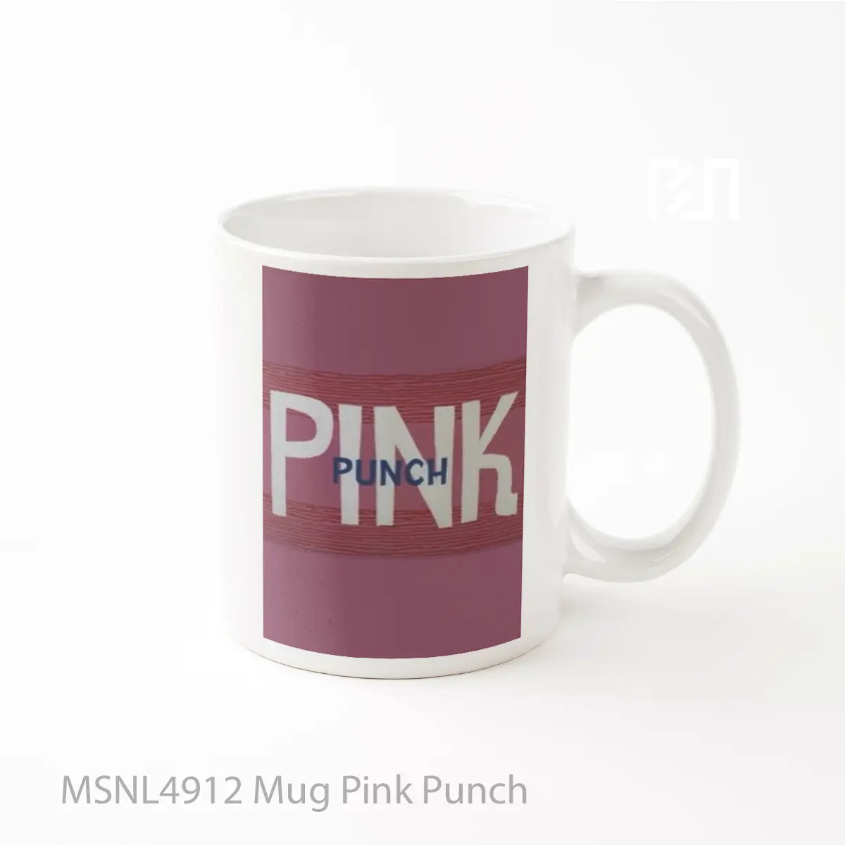 Mug Pink Punch Gelas Keramik Tema Film MSNL4912