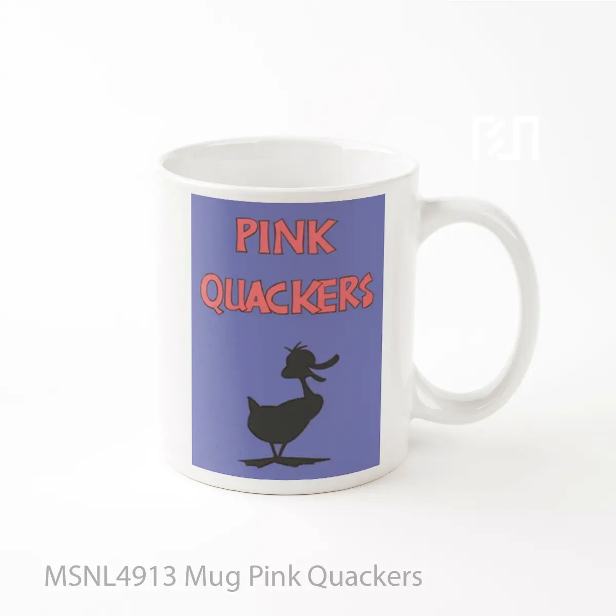 Mug Pink Quackers Gelas Keramik Tema Film MSNL4913