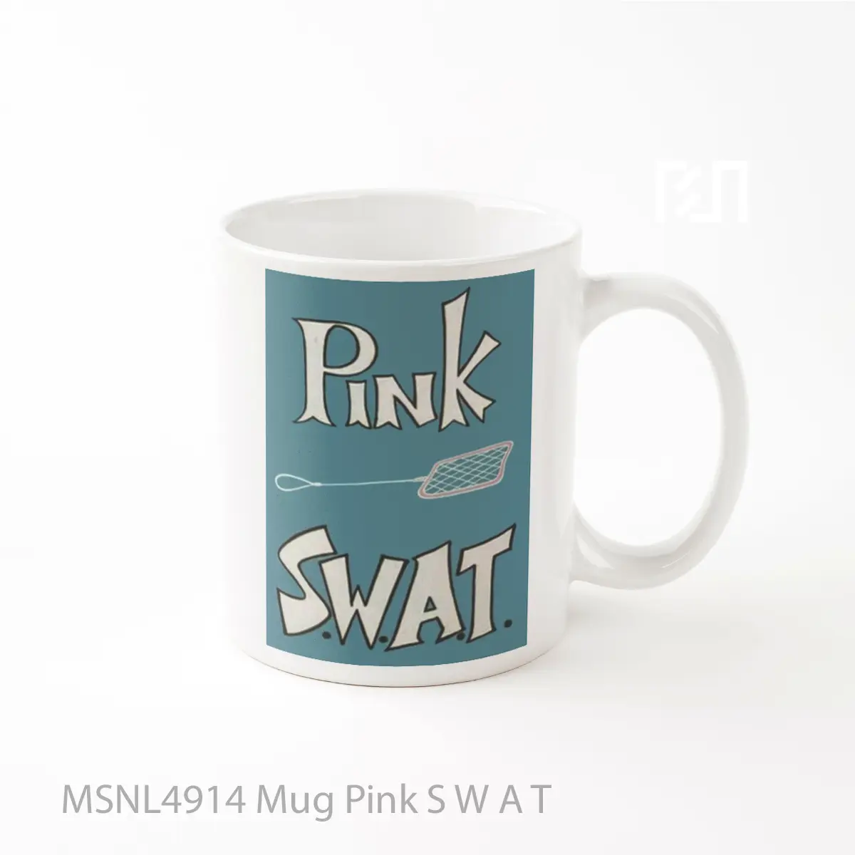 Mug Pink S W A T Gelas Keramik Tema Film MSNL4914