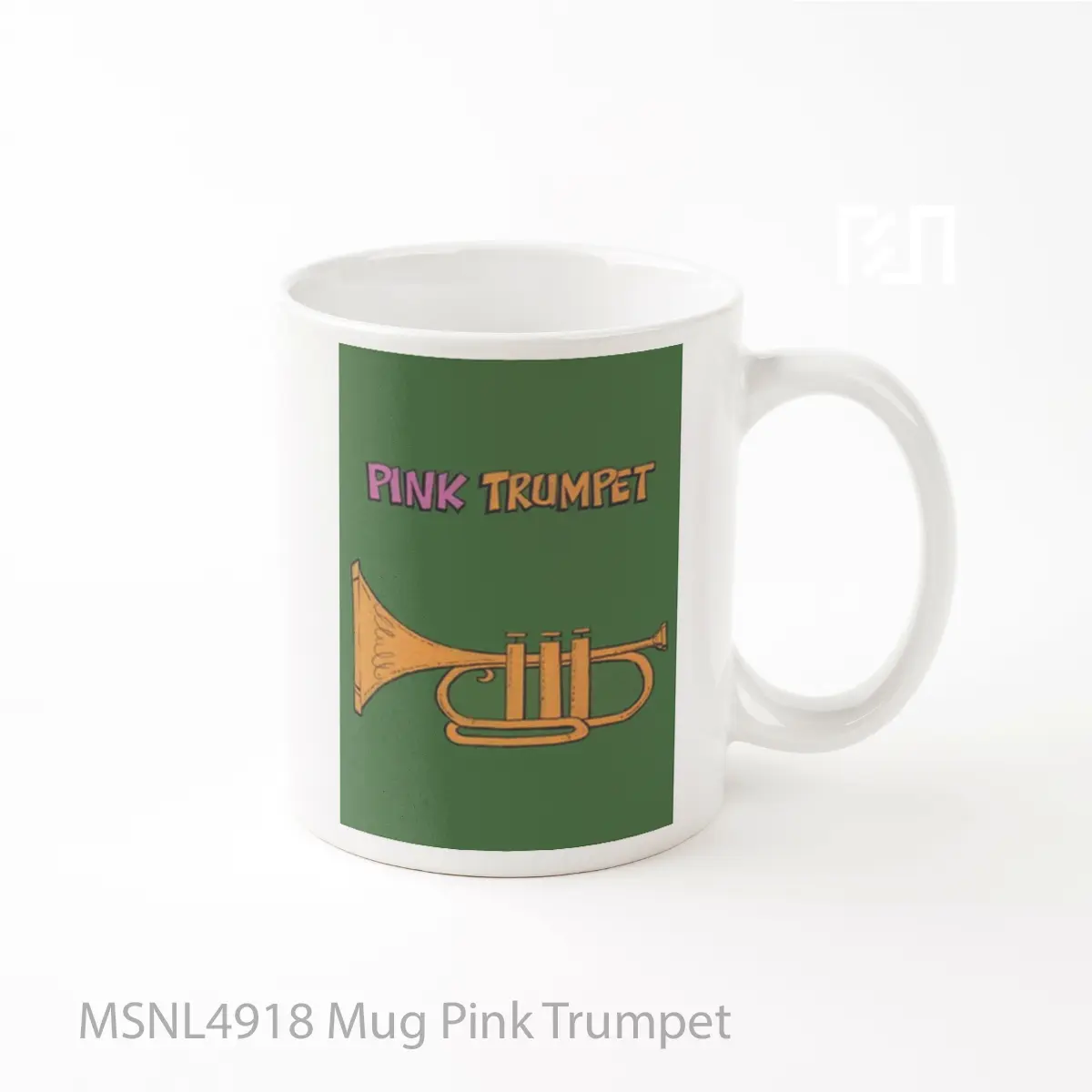 Mug Pink Trumpet Gelas Keramik Tema Film MSNL4918