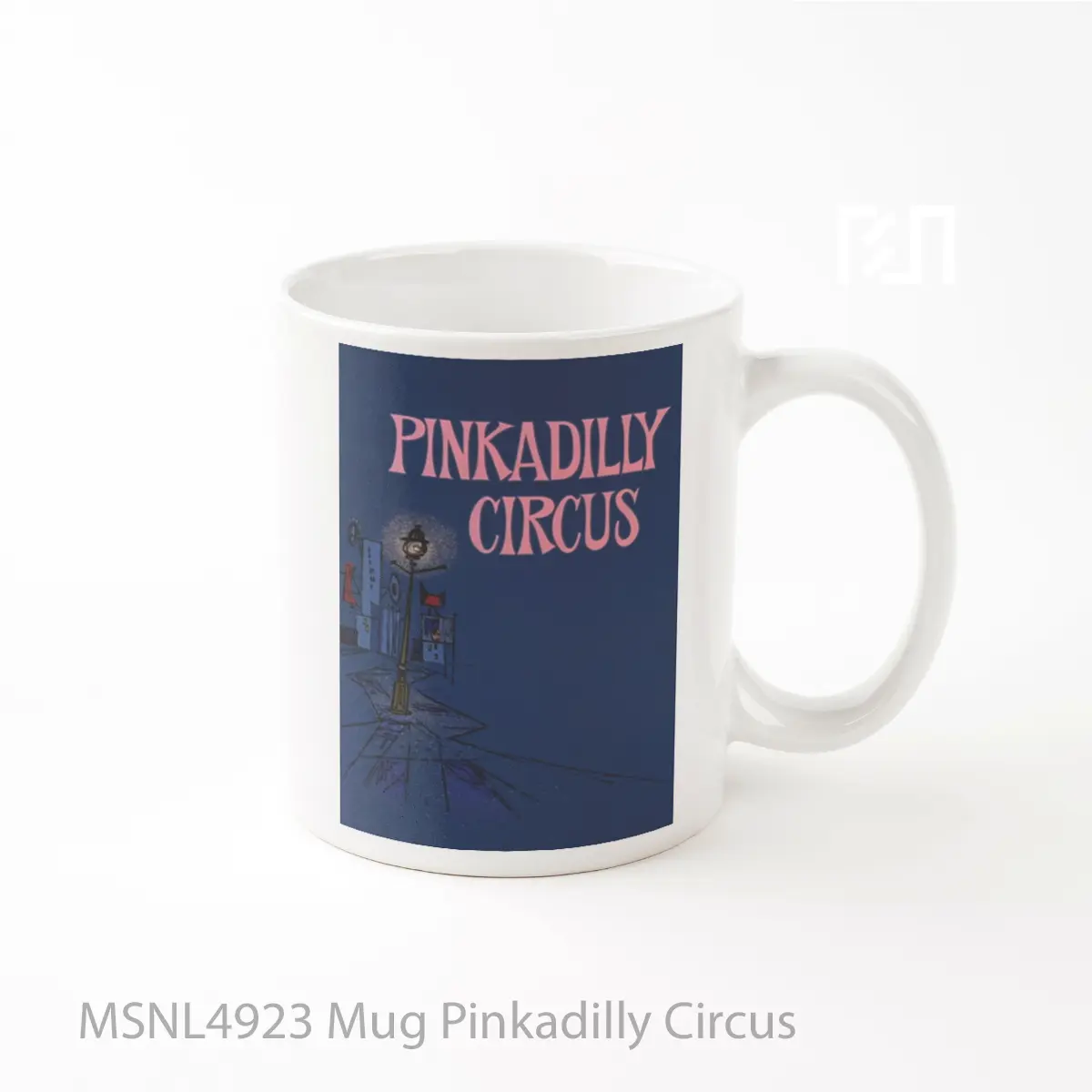 Mug Pinkadilly Circus Gelas Keramik Tema Film MSNL4923