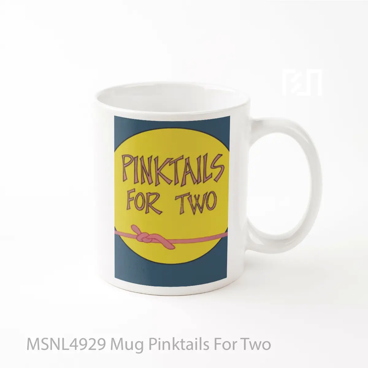 Mug Pinktails For Two Gelas Keramik Tema Film MSNL4929