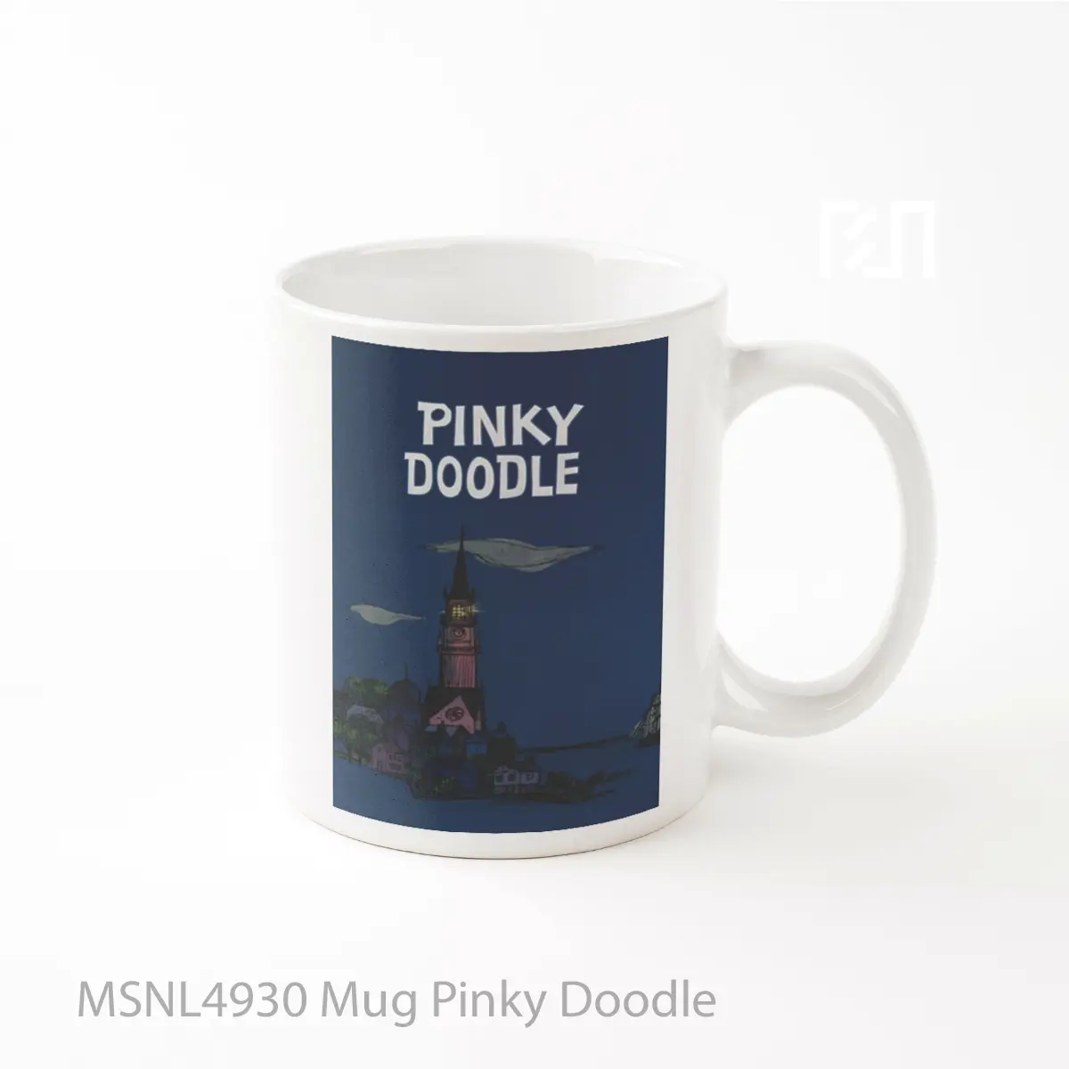 Mug Pinky Doodle Gelas Keramik Tema Film MSNL4930
