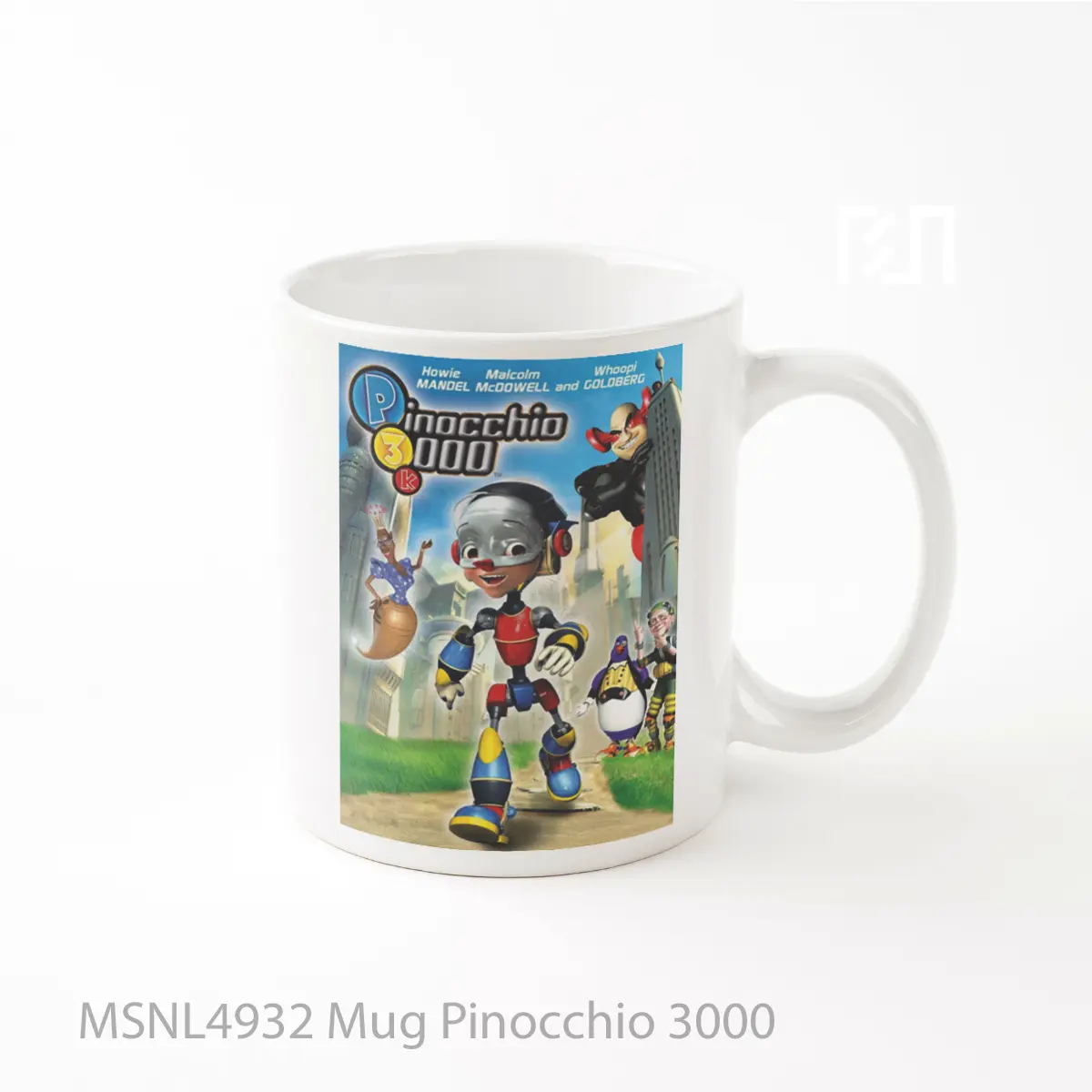 Mug Pinocchio 3000 Gelas Keramik Tema Film MSNL4932