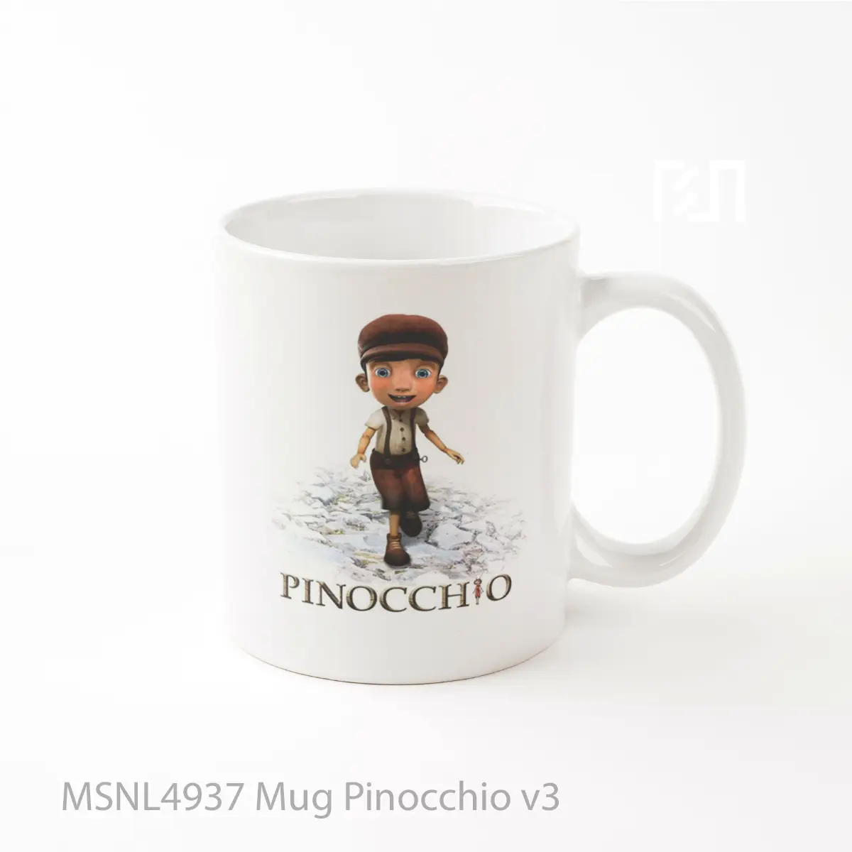 Mug Pinocchio V3 Gelas Keramik Tema Film MSNL4937