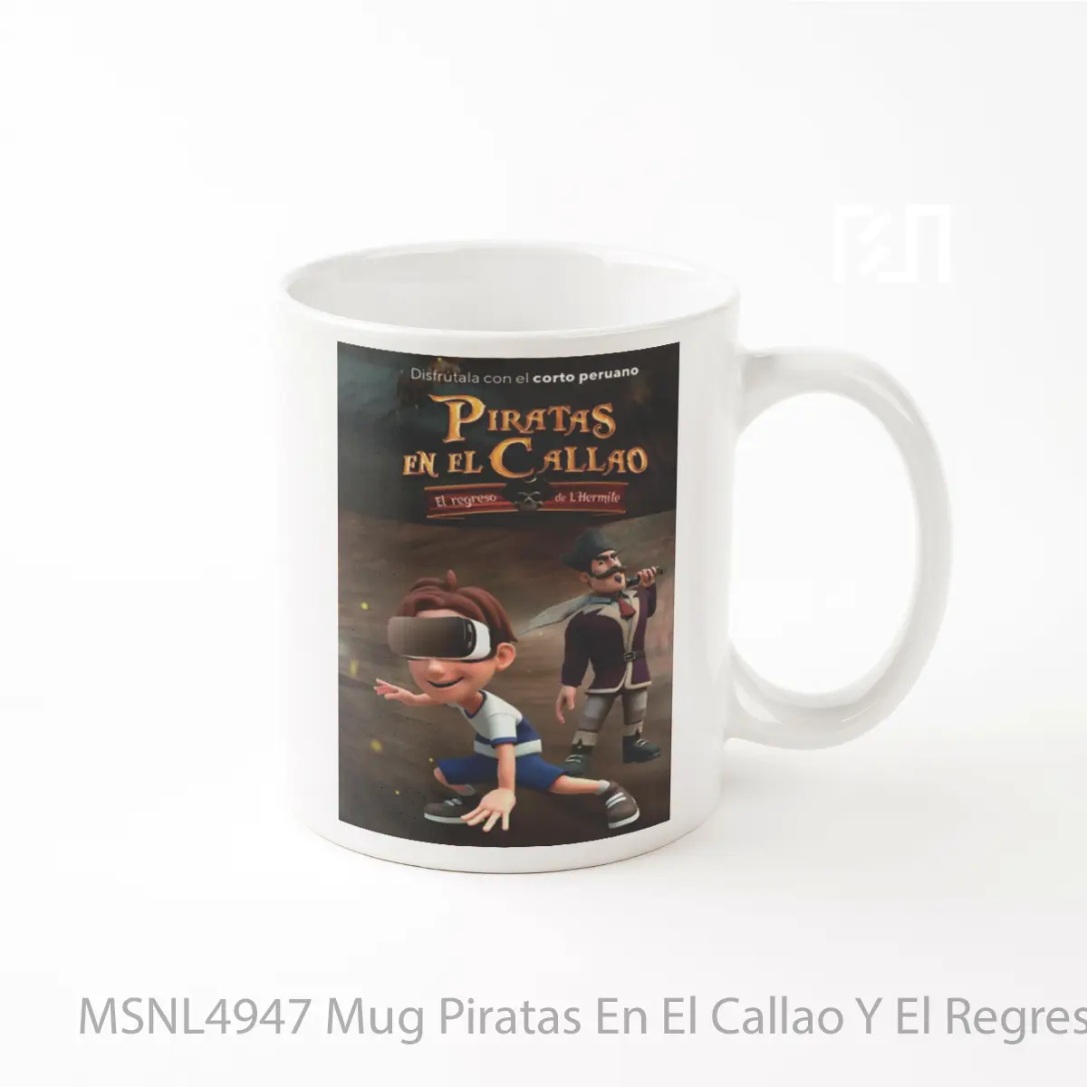 Mug Piratas En El Callao Y El Regreso De L Hermite Gelas Keramik Tema Film MSNL4947