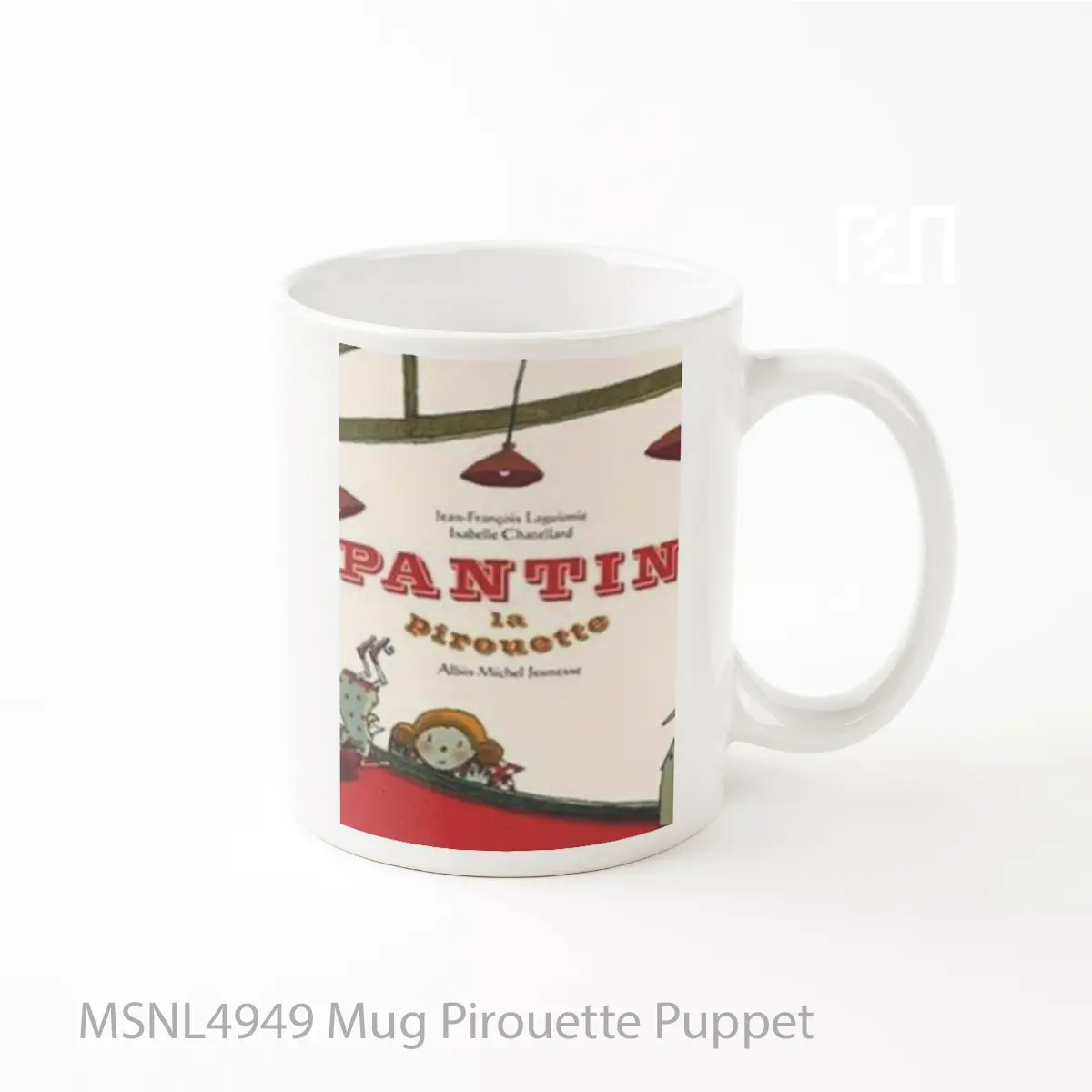 Mug Pirouette Puppet Gelas Keramik Tema Film MSNL4949