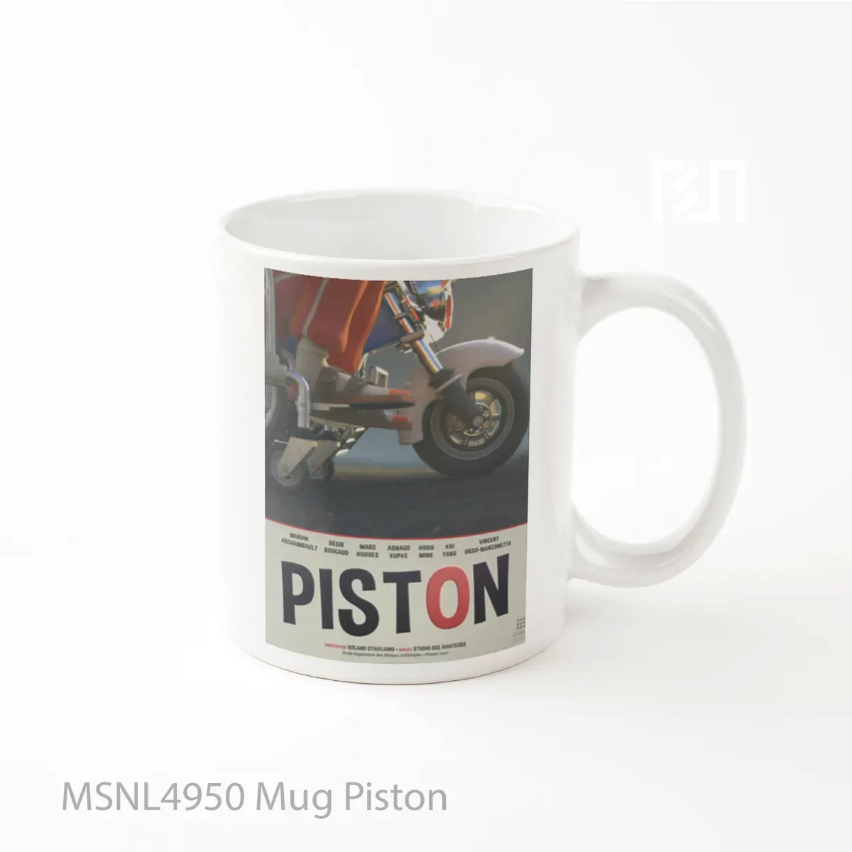 Mug Piston Gelas Keramik Tema Film MSNL4950
