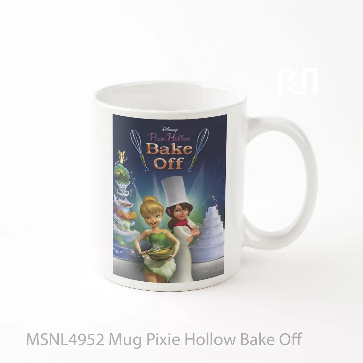 Mug Pixie Hollow Bake Off Gelas Keramik Tema Film MSNL4952