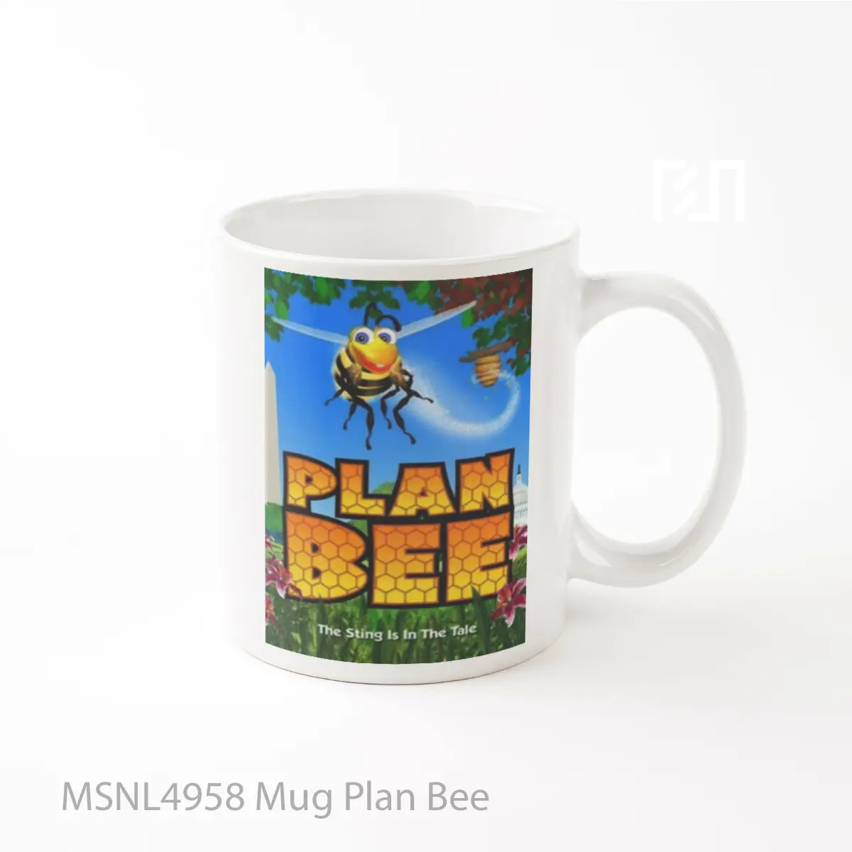 Mug Plan Bee Gelas Keramik Tema Film MSNL4958