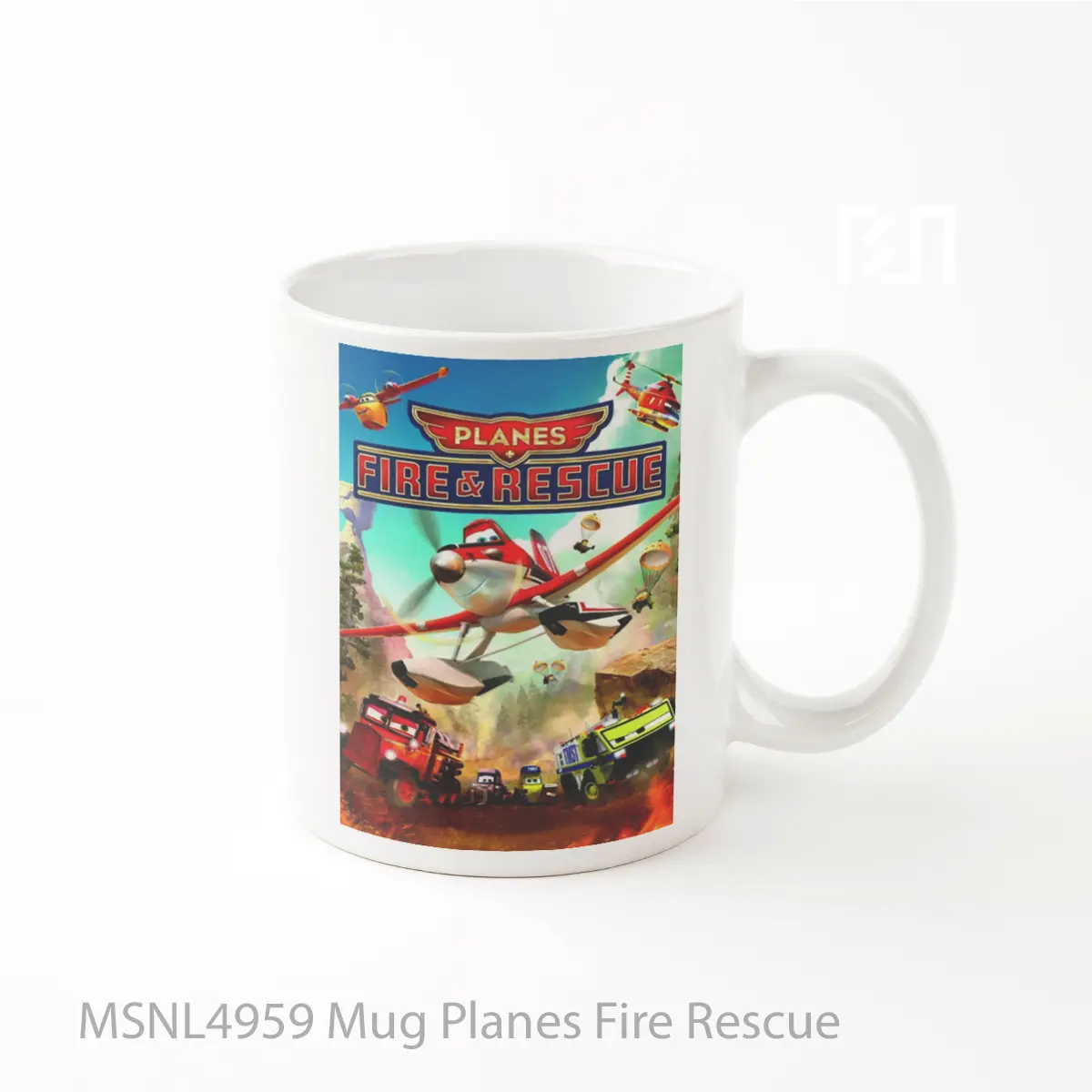 Mug Planes Fire Rescue Gelas Keramik Tema Film MSNL4959