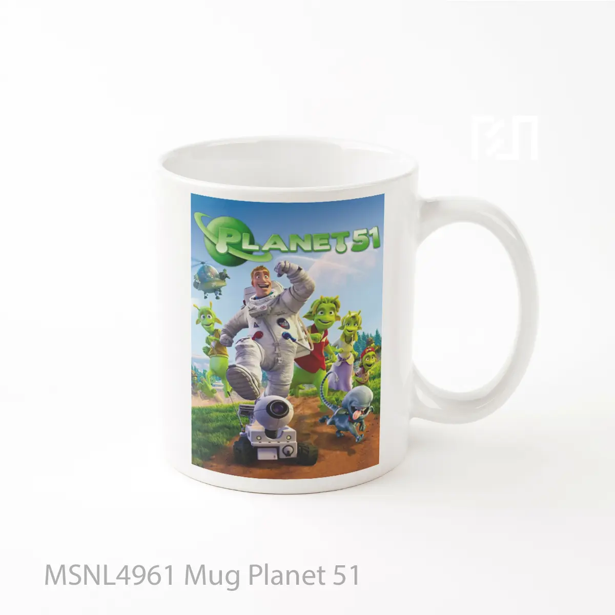 Mug Planet 51 Gelas Keramik Tema Film MSNL4961