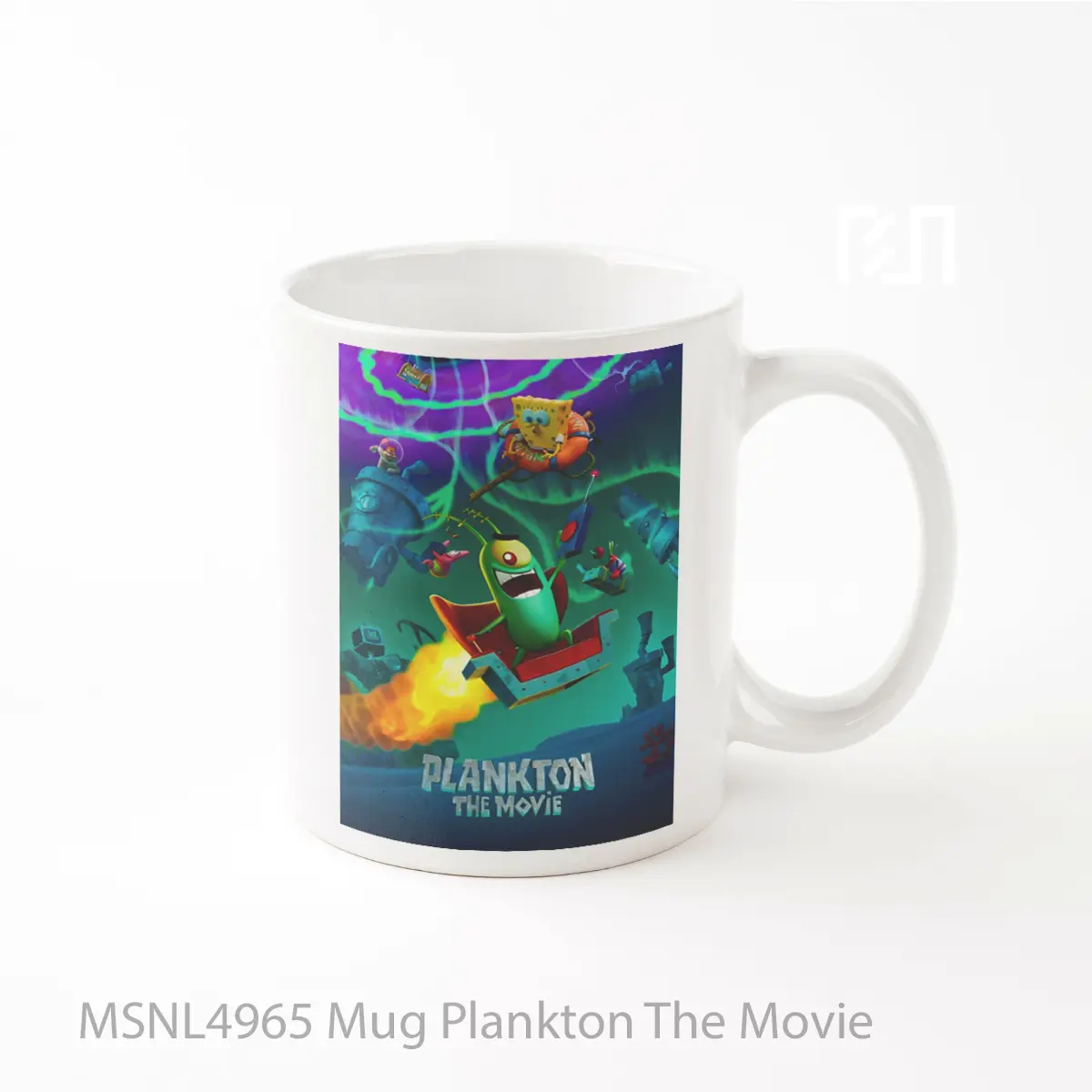 Mug Plankton The Movie Gelas Keramik Tema Film MSNL4965