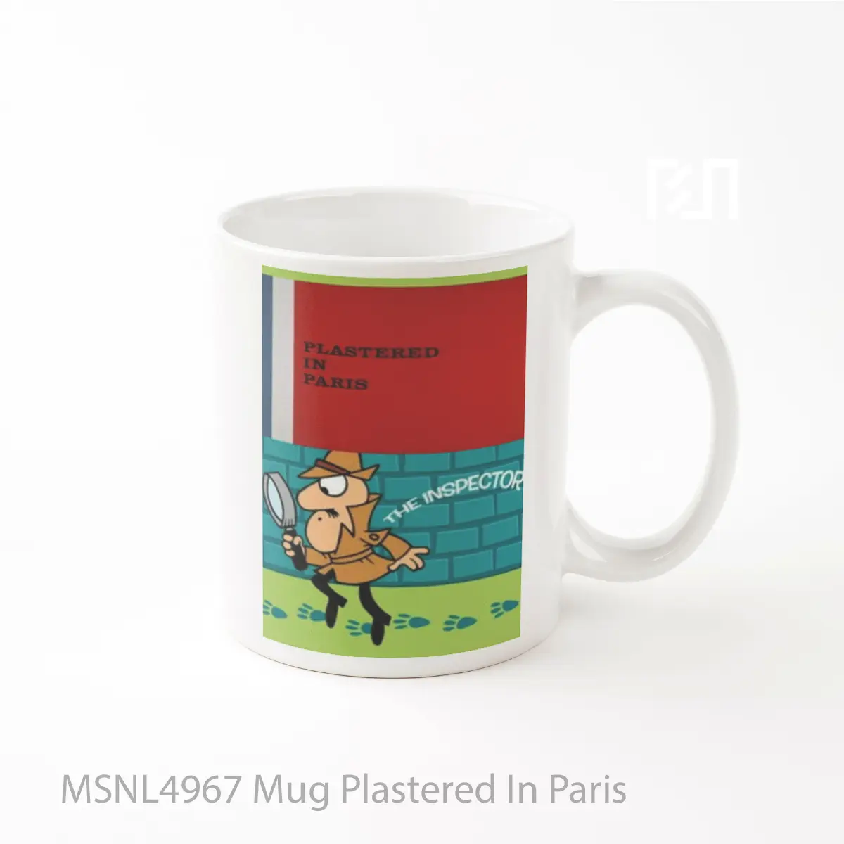 Mug Plastered In Paris Gelas Keramik Tema Film MSNL4967