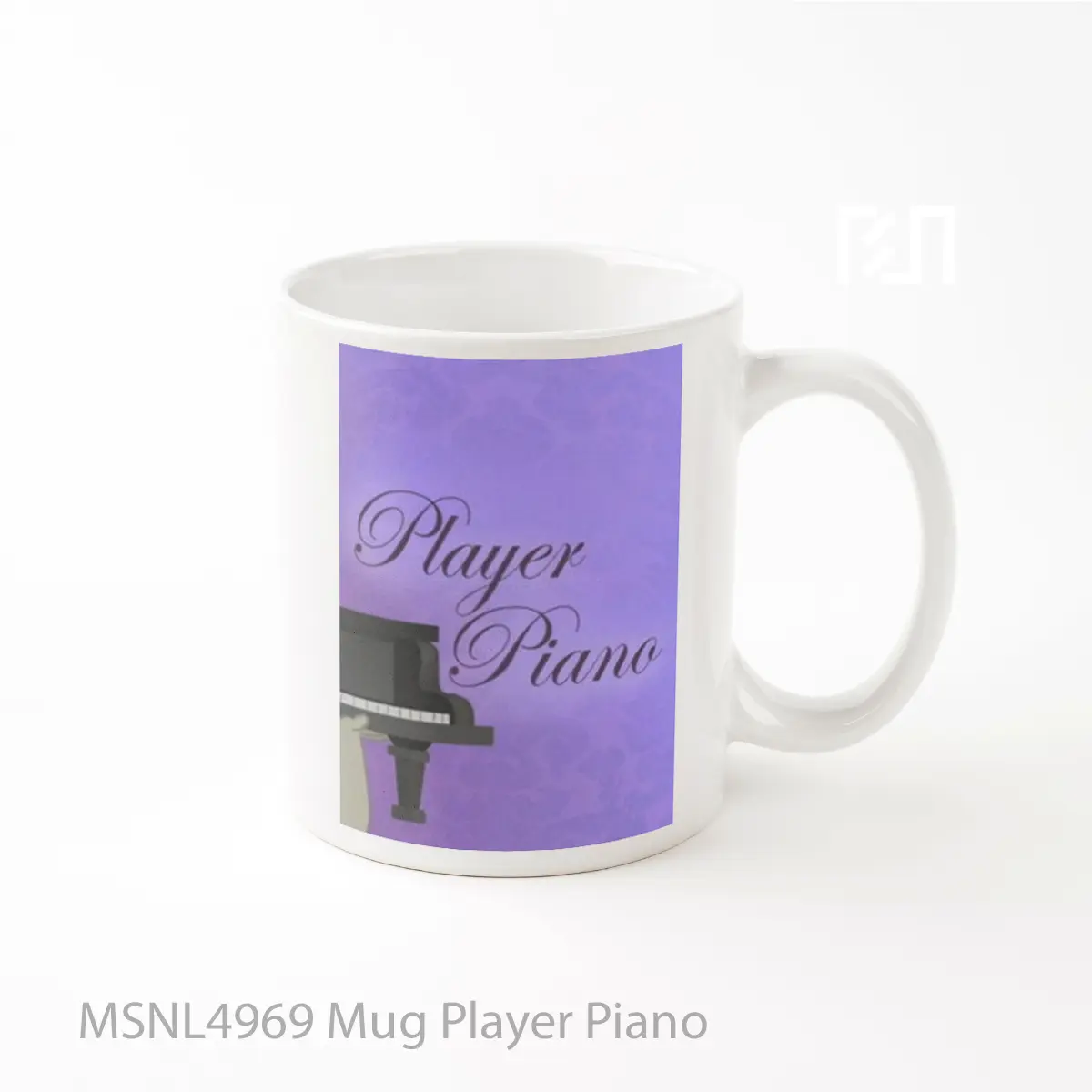 Mug Player Piano Gelas Keramik Tema Film MSNL4969