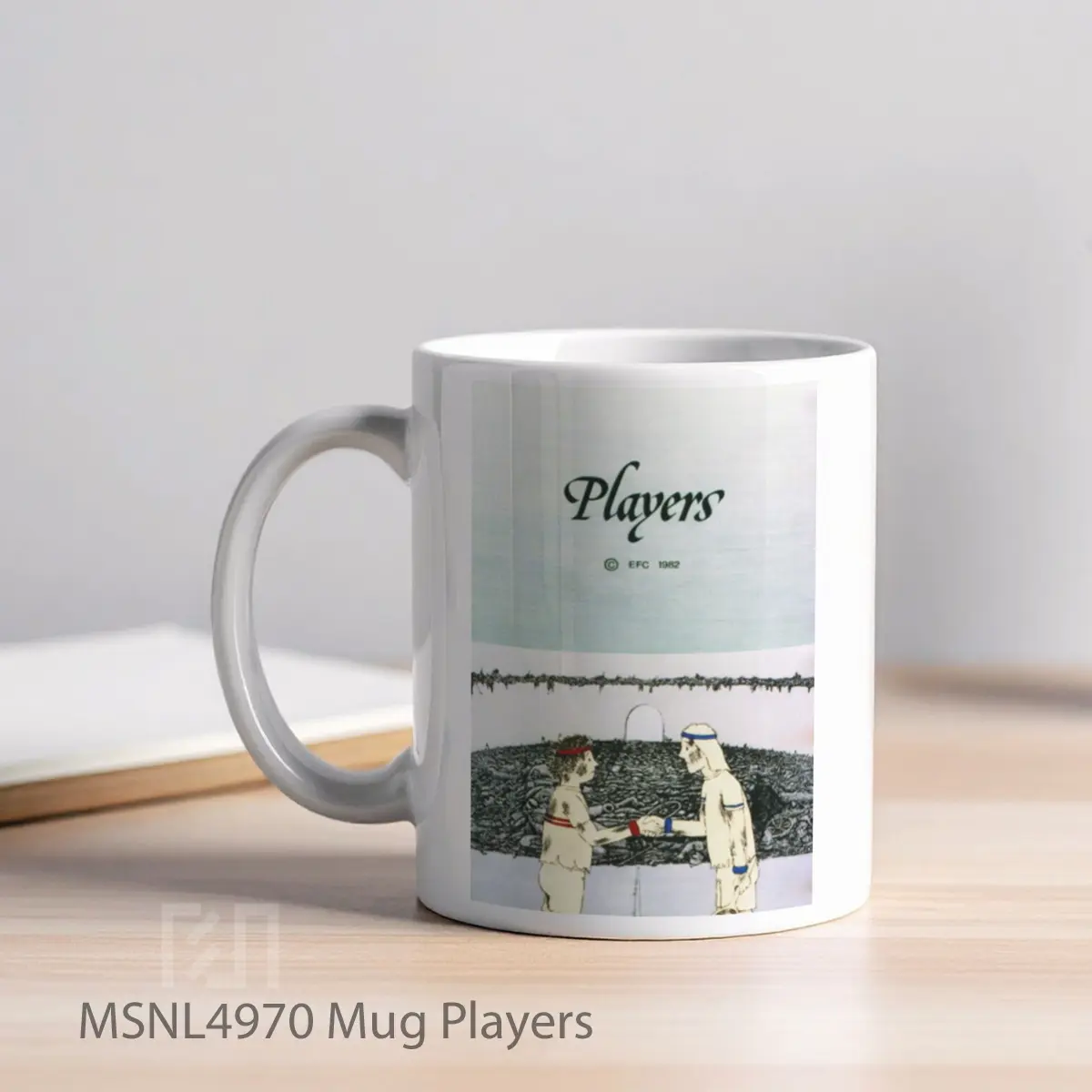 Mug Players Gelas Keramik Tema Film MSNL4970 - Tampak Kiri