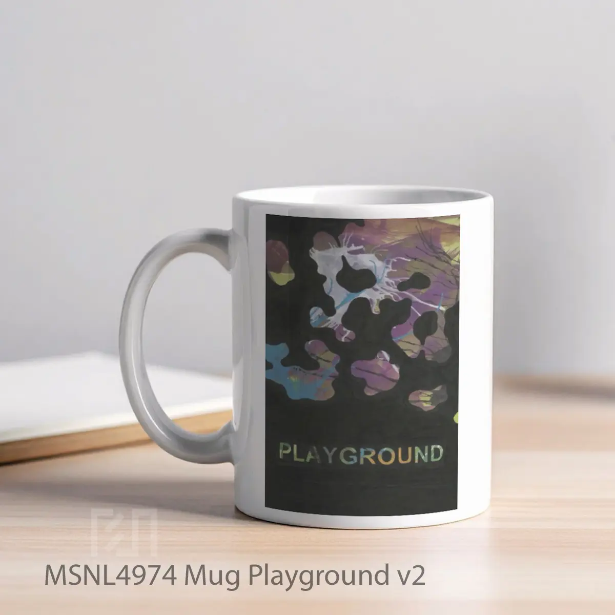 Mug Playground V2 Gelas Keramik Tema Film MSNL4974 - Tampak Kiri