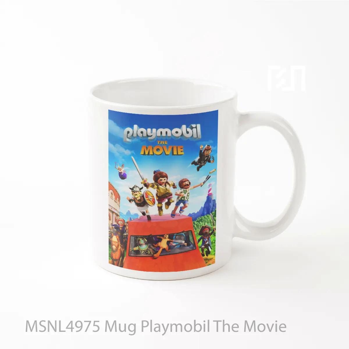 Mug Playmobil The Movie Gelas Keramik Tema Film MSNL4975