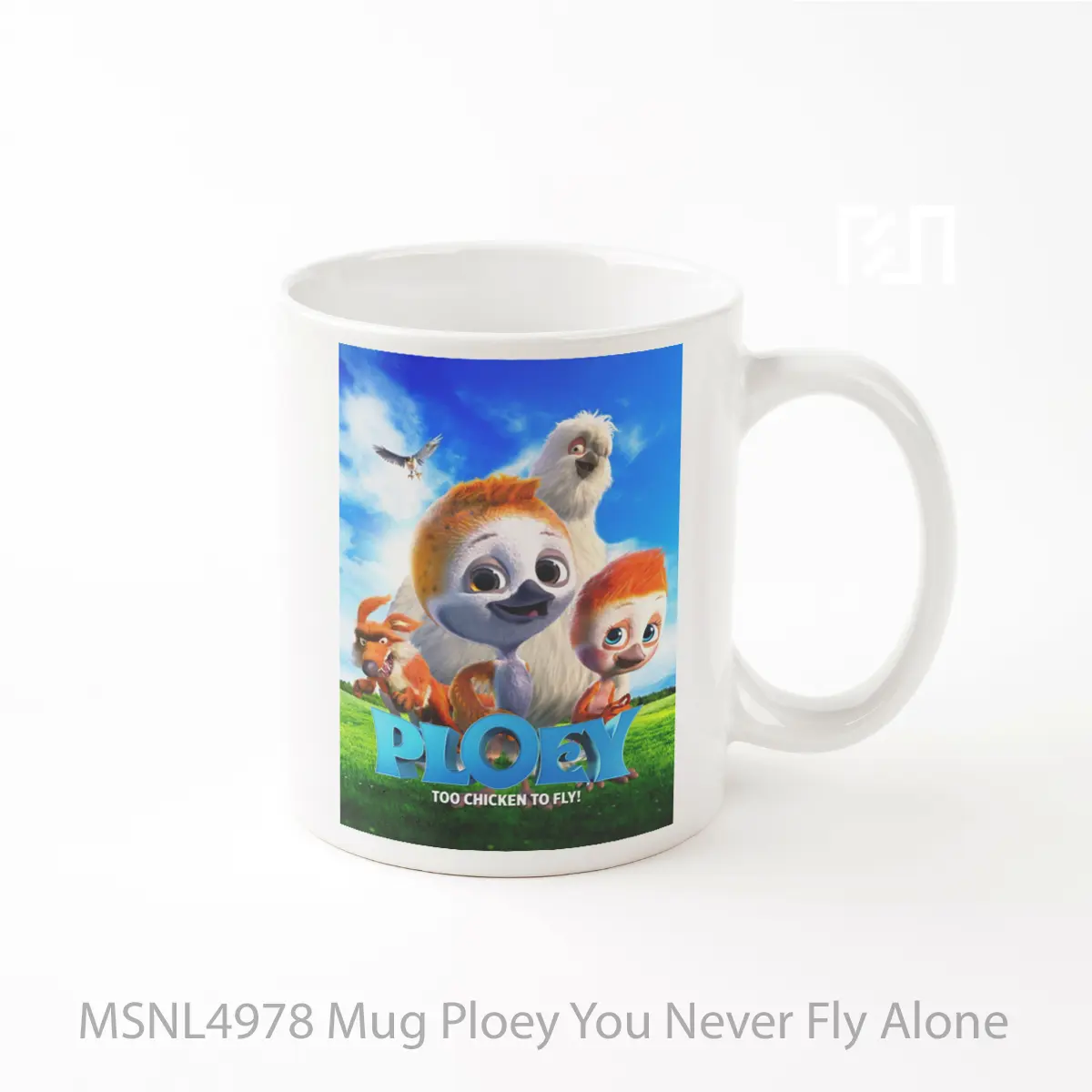 Mug Ploey You Never Fly Alone Gelas Keramik Tema Film MSNL4978