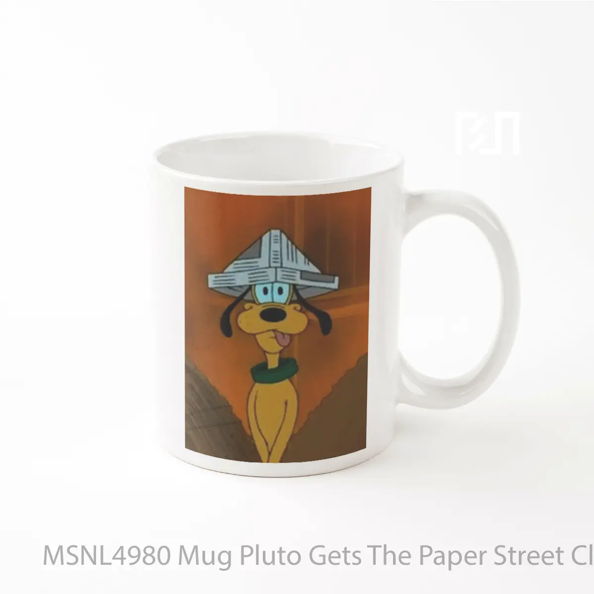 Mug Pluto Gets The Paper Street Cleaner Gelas Keramik Tema Film MSNL4980
