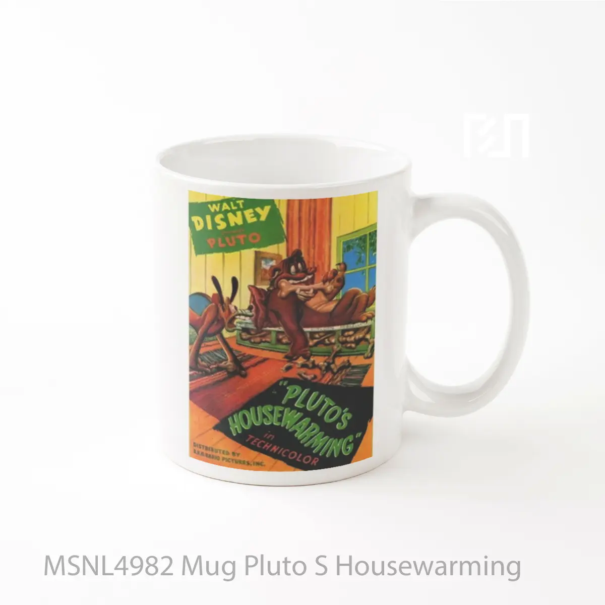 Mug Pluto S Housewarming Gelas Keramik Tema Film MSNL4982