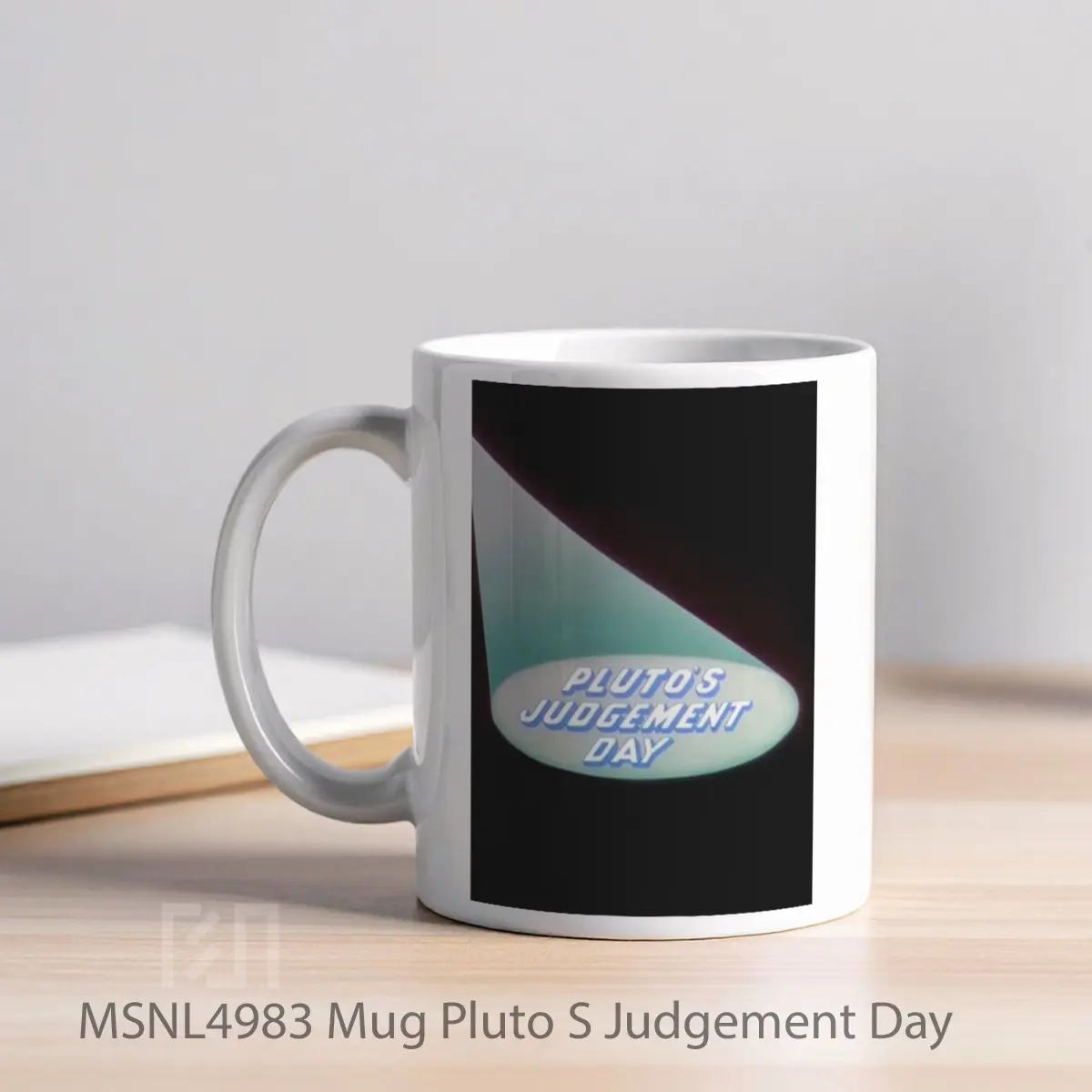 Mug Pluto S Judgement Day Gelas Keramik Tema Film MSNL4983 - Tampak Kiri