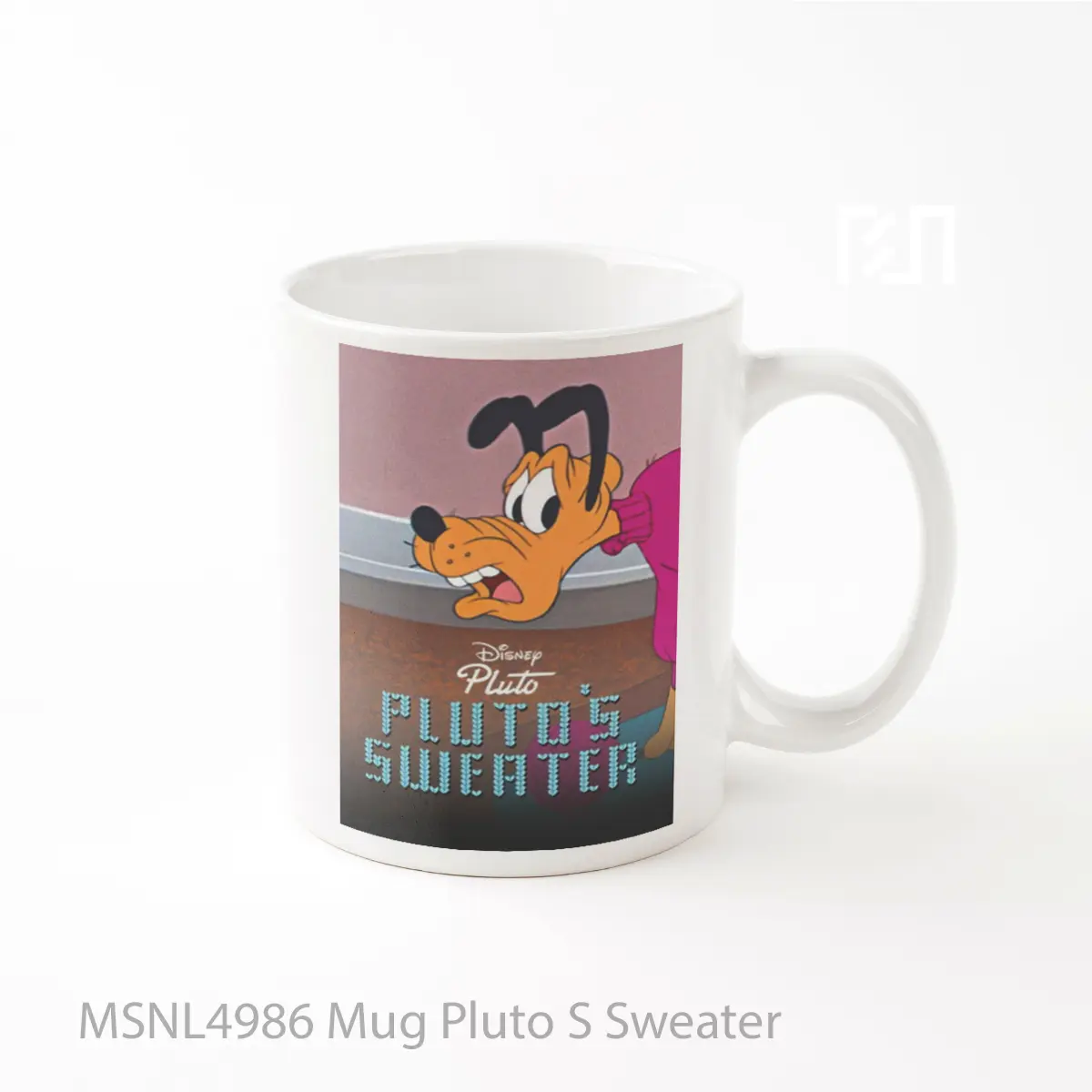 Mug Pluto S Sweater Gelas Keramik Tema Film MSNL4986