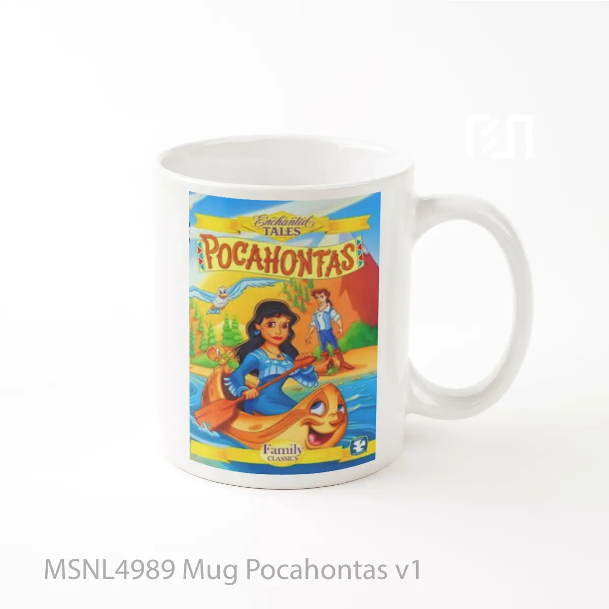Mug Pocahontas V1 Gelas Keramik Tema Film MSNL4989