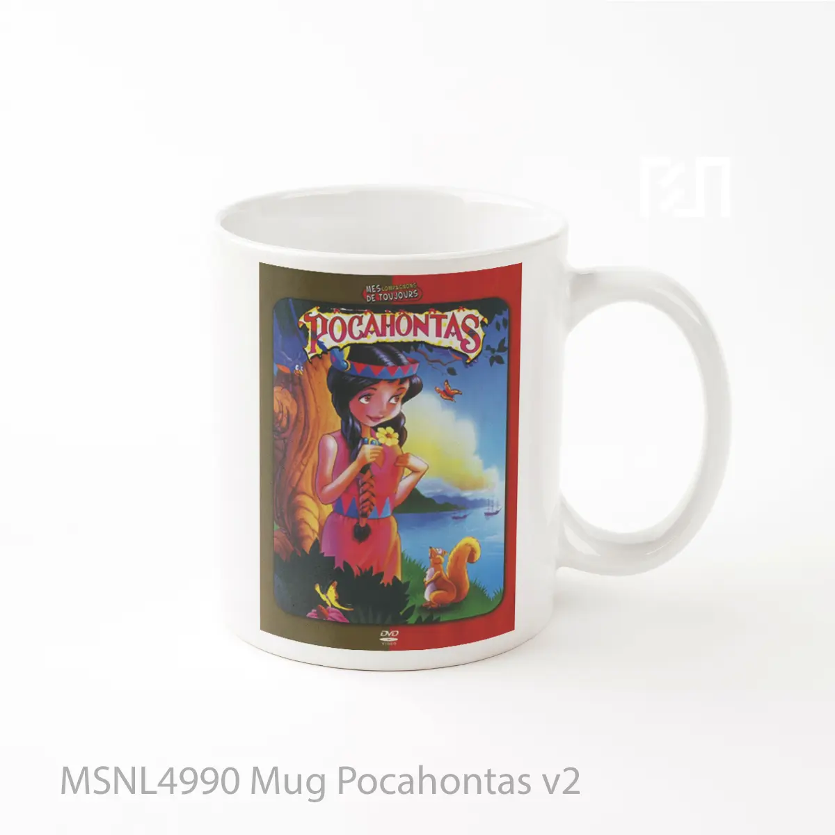 Mug Pocahontas V2 Gelas Keramik Tema Film MSNL4990