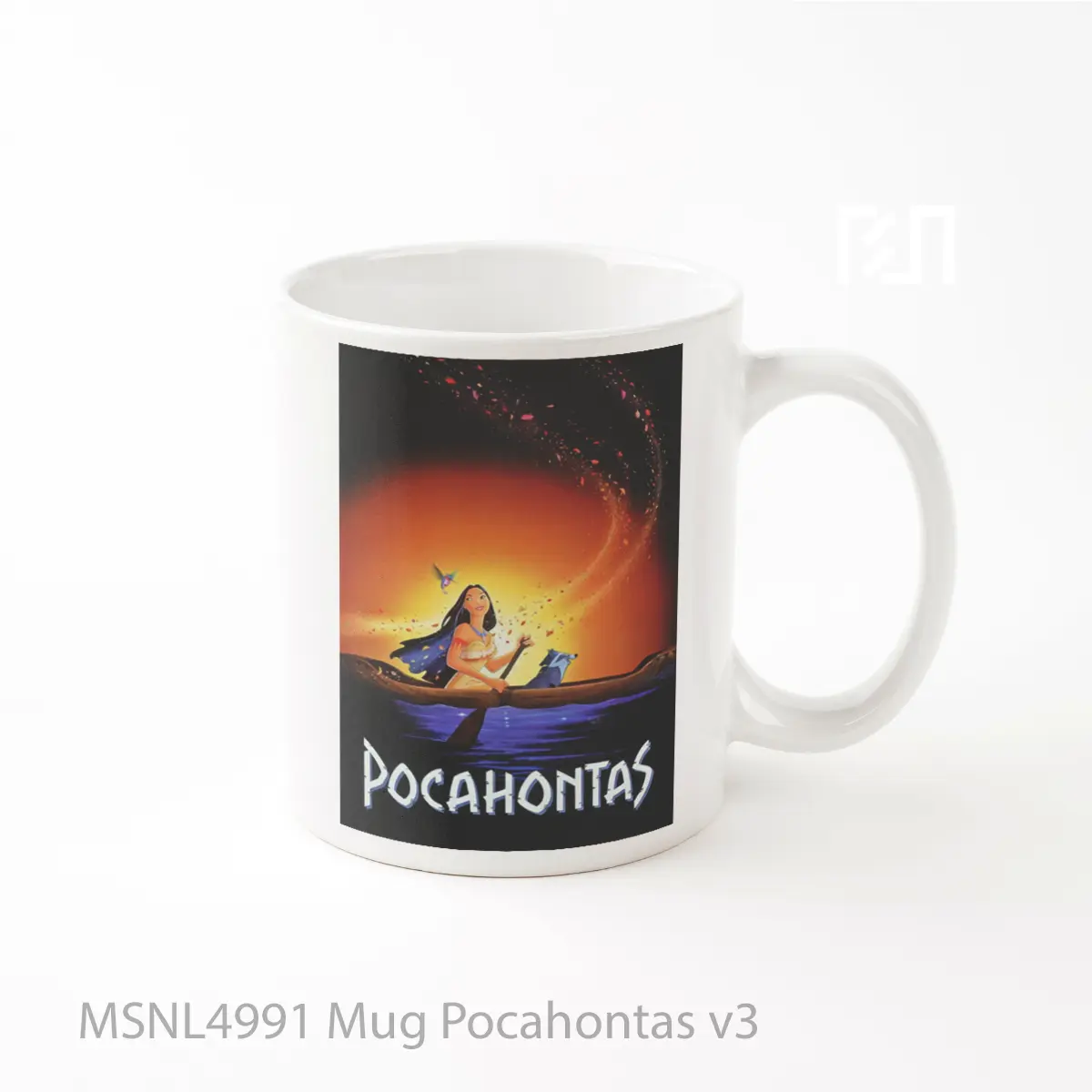 Mug Pocahontas V3 Gelas Keramik Tema Film MSNL4991