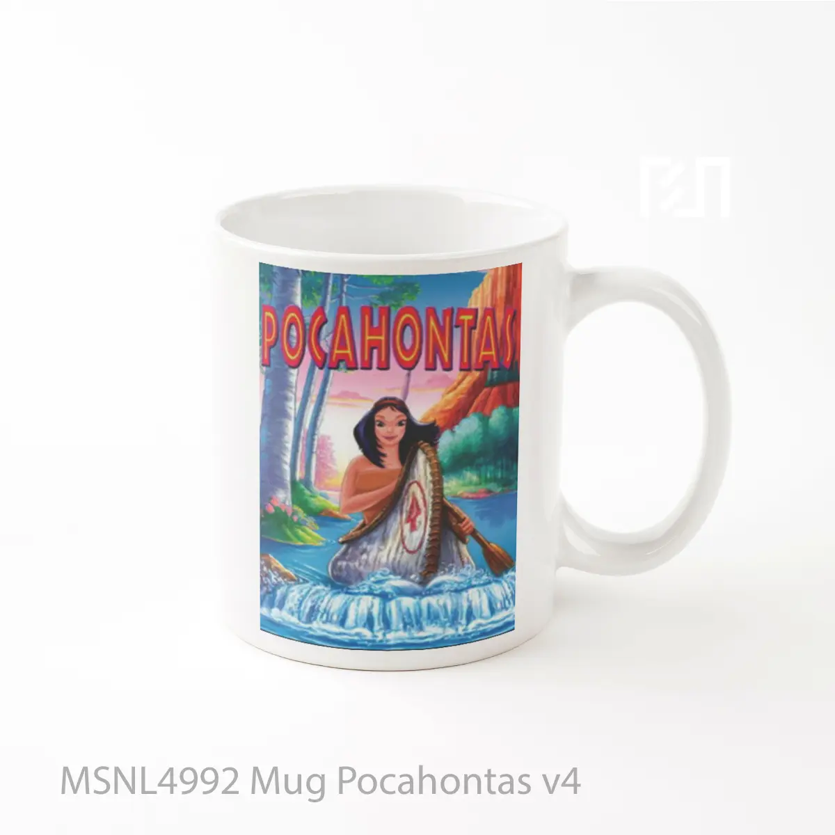 Mug Pocahontas V4 Gelas Keramik Tema Film MSNL4992
