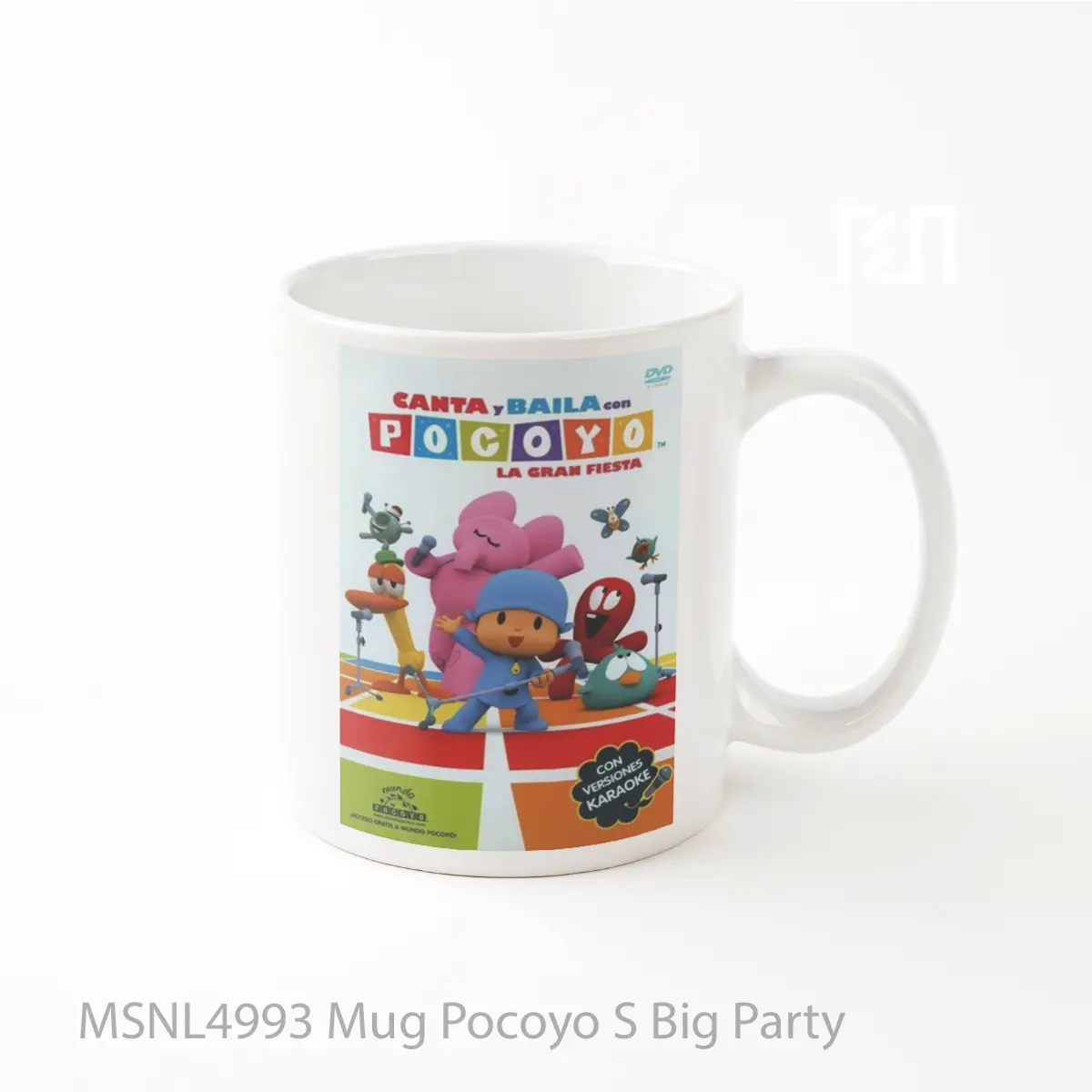 Mug Pocoyo S Big Party Gelas Keramik Tema Film MSNL4993