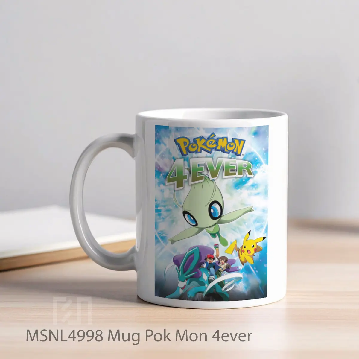 Mug Pok Mon 4ever Gelas Keramik Tema Film MSNL4998 - Tampak Kiri