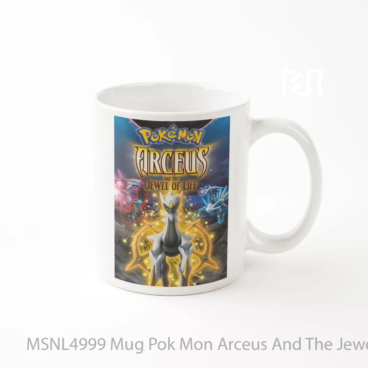 Mug Pok Mon Arceus And The Jewel Of Life Gelas Keramik Tema Film MSNL4999