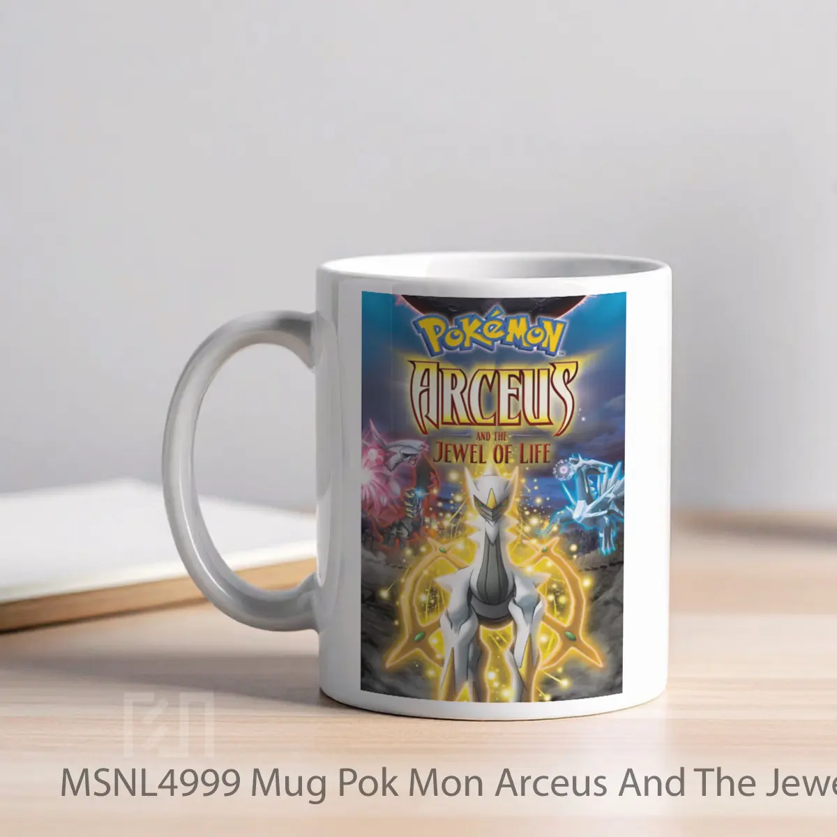 Mug Pok Mon Arceus And The Jewel Of Life Gelas Keramik Tema Film MSNL4999 - Tampak Kiri