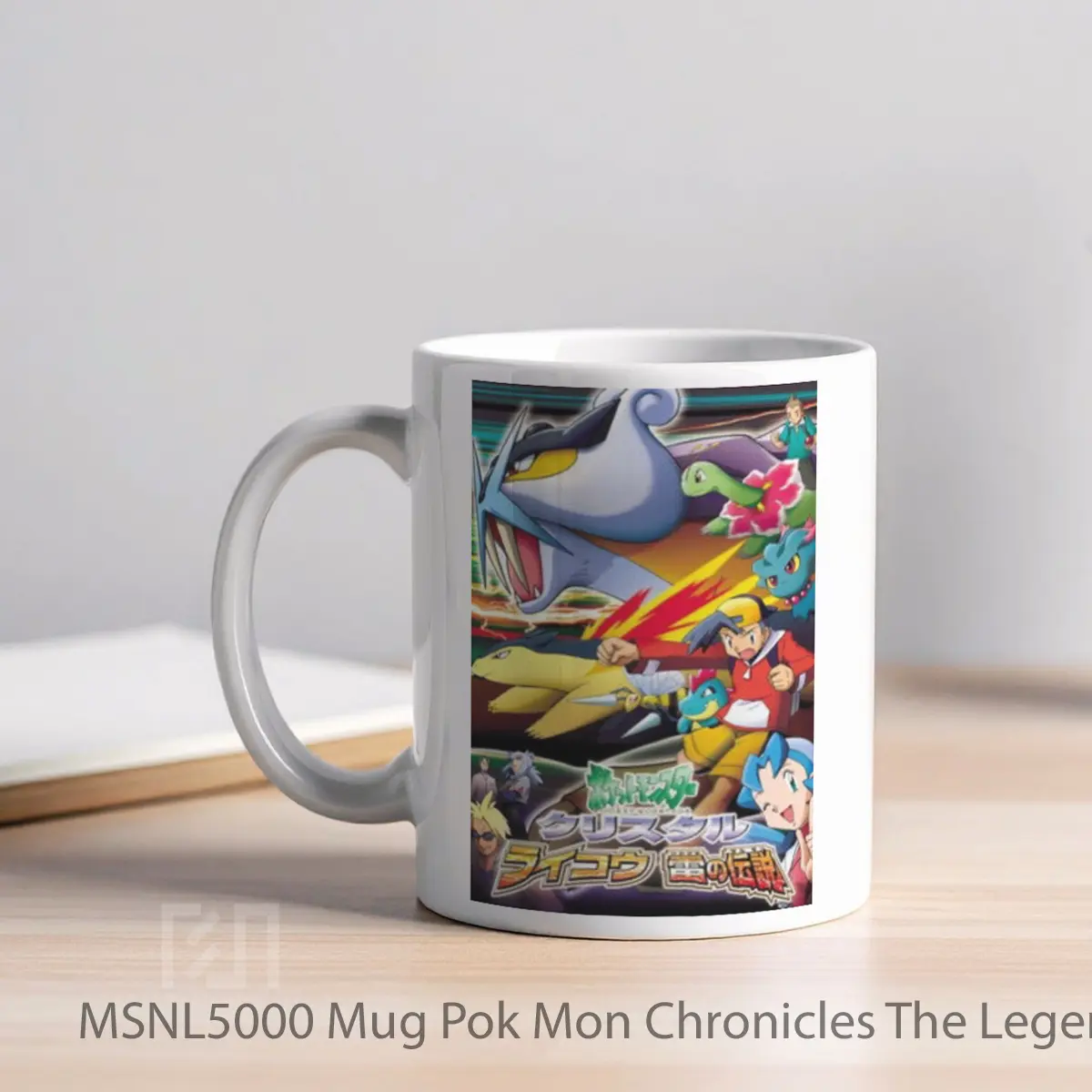 Mug Pok Mon Chronicles The Legend Of Thunder Gelas Keramik Tema Film MSNL5000 - Tampak Kiri