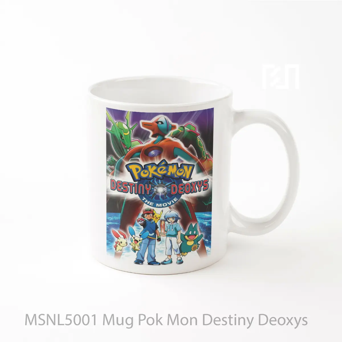 Mug Pok Mon Destiny Deoxys Gelas Keramik Tema Film MSNL5001
