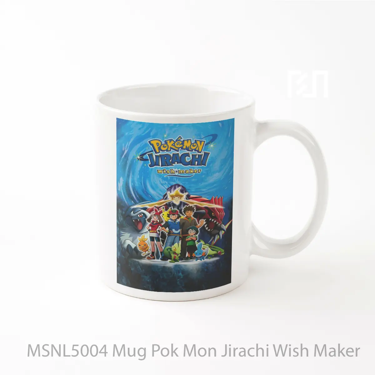 Mug Pok Mon Jirachi Wish Maker Gelas Keramik Tema Film MSNL5004