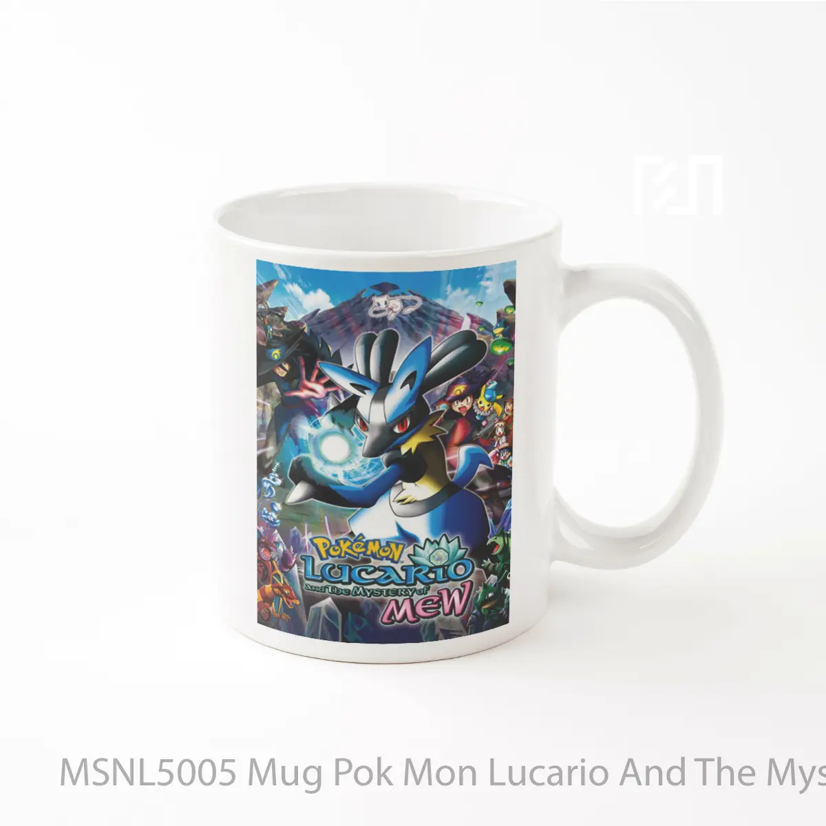 Mug Pok Mon Lucario And The Mystery Of Mew Gelas Keramik Tema Film MSNL5005