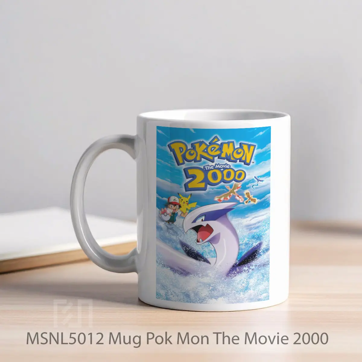 Mug Pok Mon The Movie 2000 Gelas Keramik Tema Film MSNL5012 - Tampak Kiri