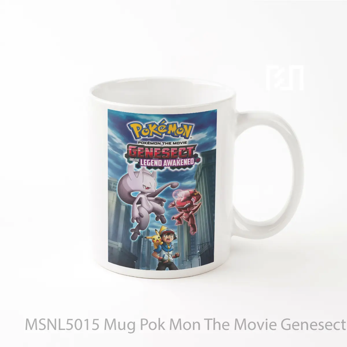 Mug Pok Mon The Movie Genesect And The Legend Awakened Gelas Keramik Tema Film MSNL5015