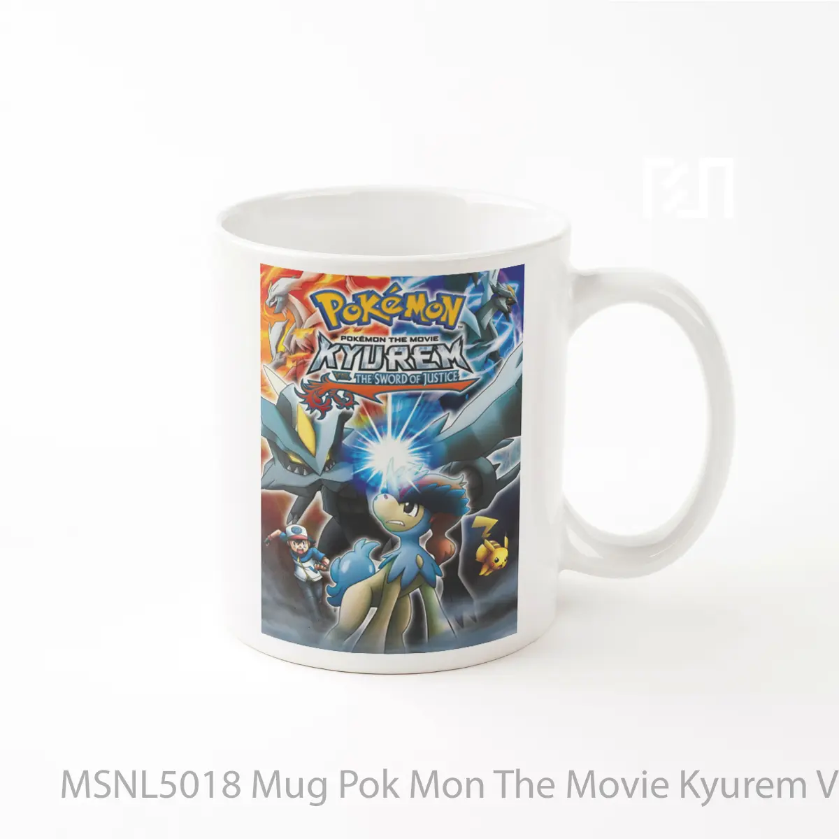 Mug Pok Mon The Movie Kyurem Vs The Sword Of Justice Gelas Keramik Tema Film MSNL5018