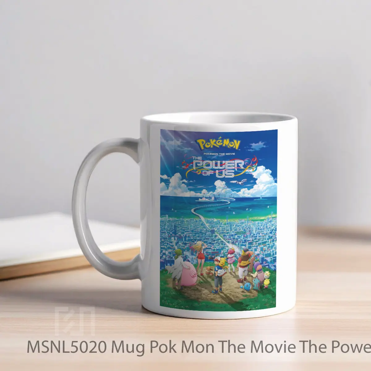 Mug Pok Mon The Movie The Power Of Us Gelas Keramik Tema Film MSNL5020 - Tampak Kiri