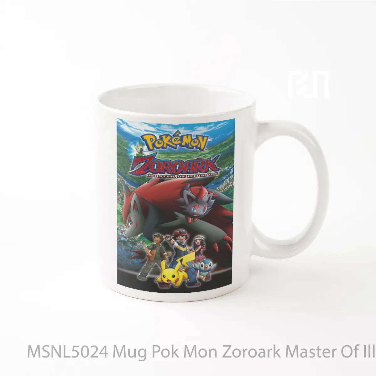 Mug Pok Mon Zoroark Master Of Illusions Gelas Keramik Tema Film MSNL5024