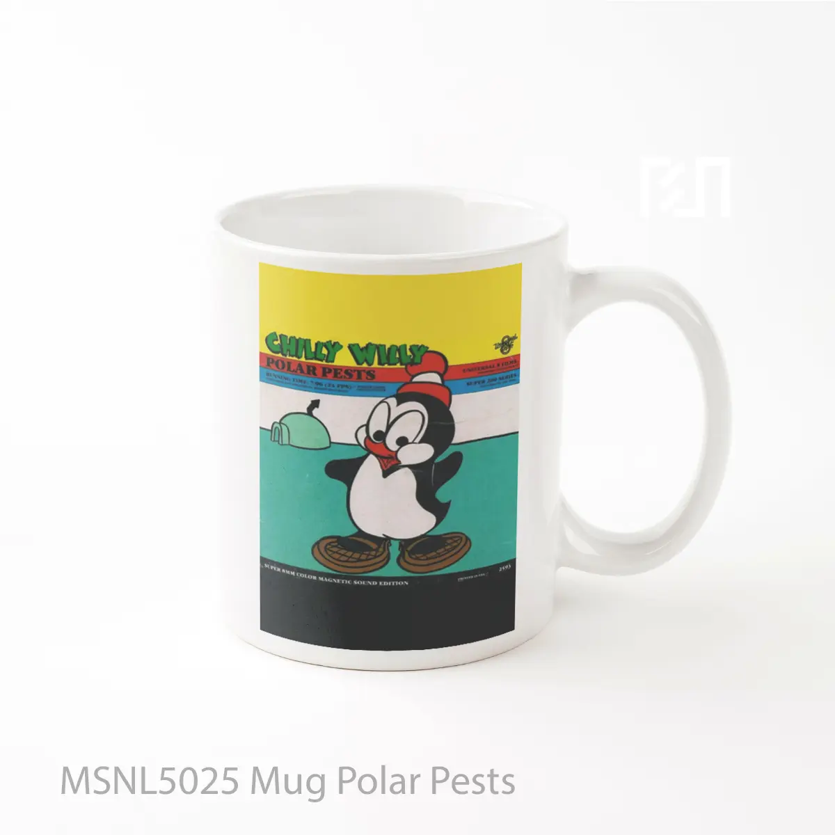 Mug Polar Pests Gelas Keramik Tema Film MSNL5025