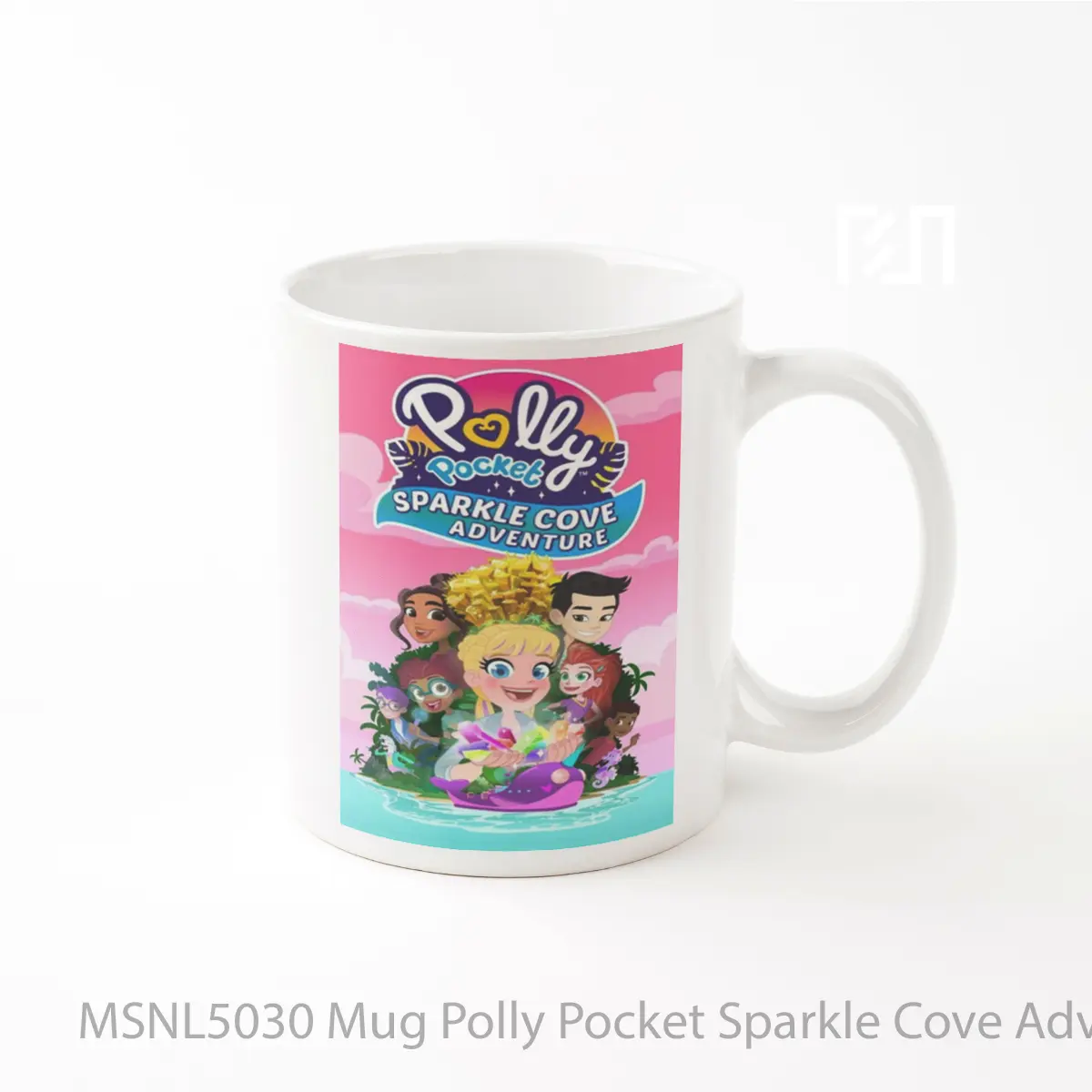 Mug Polly Pocket Sparkle Cove Adventure Gelas Keramik Tema Film MSNL5030