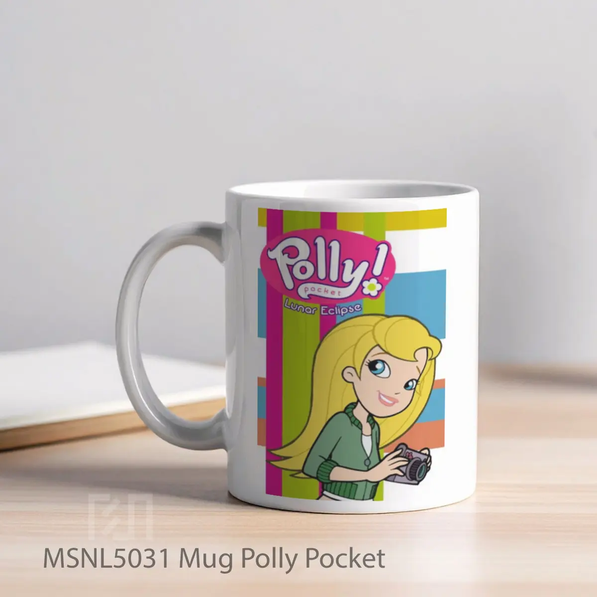 Mug Polly Pocket Gelas Keramik Tema Film MSNL5031 - Tampak Kiri